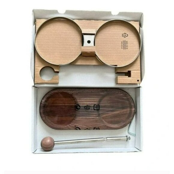 IKEA KROSAMOS Holder for Jars Bottles, Walnut/Steel‎  Bottle Holder - Picture 6 of 7